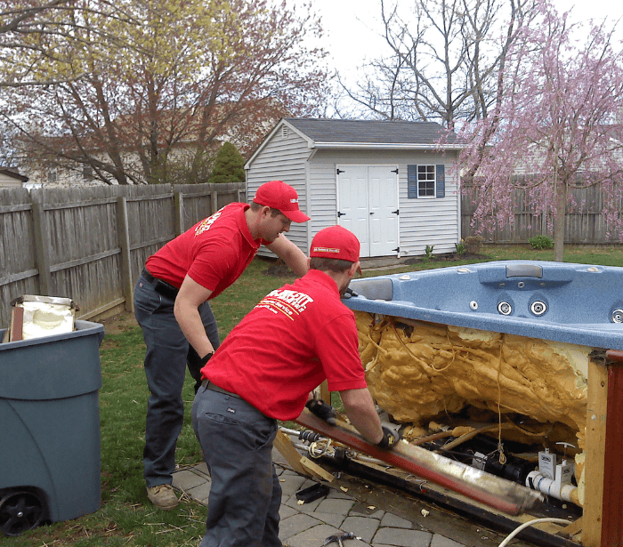 Unwanted Jacuzzis Dismantle Service
